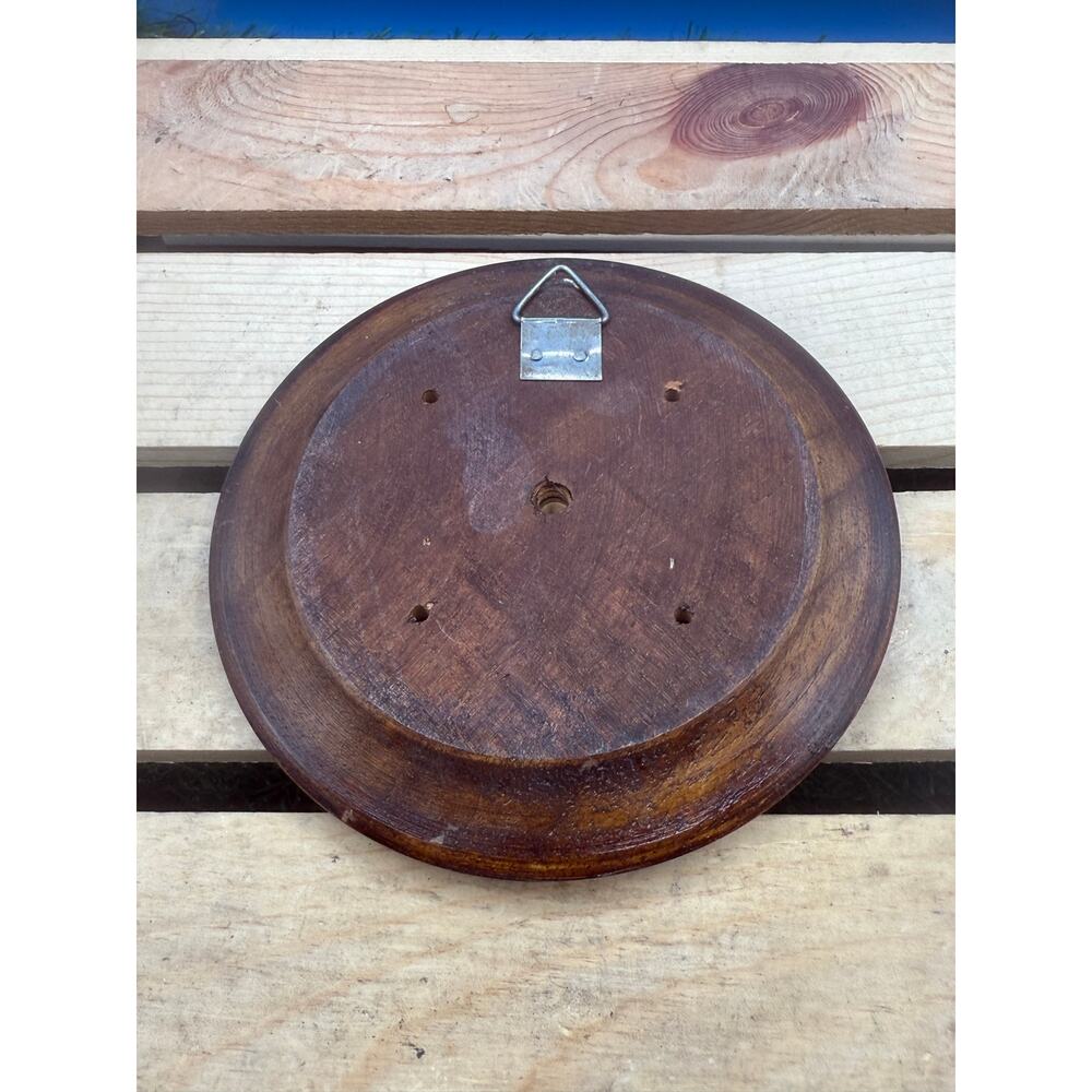 Vintage Athens Greece Parthenon Souvenir Brass & Mother of Pearl WoodWall Plaque - Picture 5 of 8